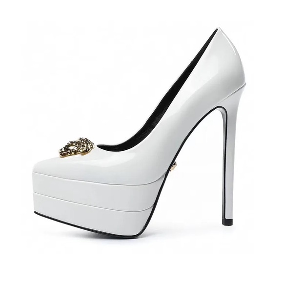 Versace Shoes - ‼️❤️‍🔥Versace Medusa Head Palazzo Platform Pump 👠